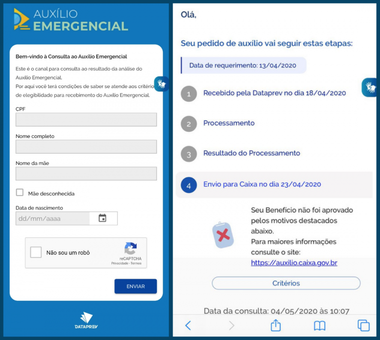 Dataprev Lança Site Para Consulta Do Auxílio Emergencial – ABRACORS